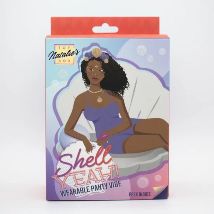 Waterproof feature of the Like A Kitten Shell Yeah! wearable panty vibrator, designed for pleasure anywhere, anytime.