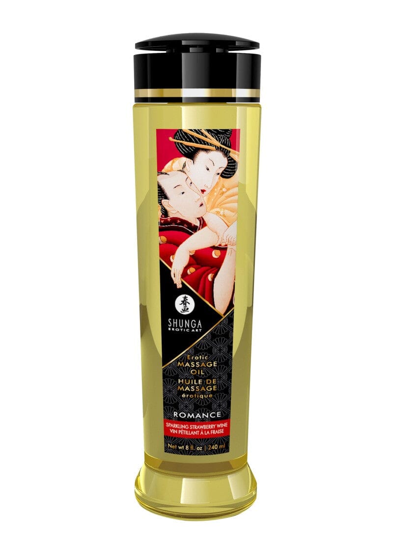 Shunga Erotic Massage Oil Massage Candles, Oils & Lotions shunga (Scala) Romance- Strawberry wine 