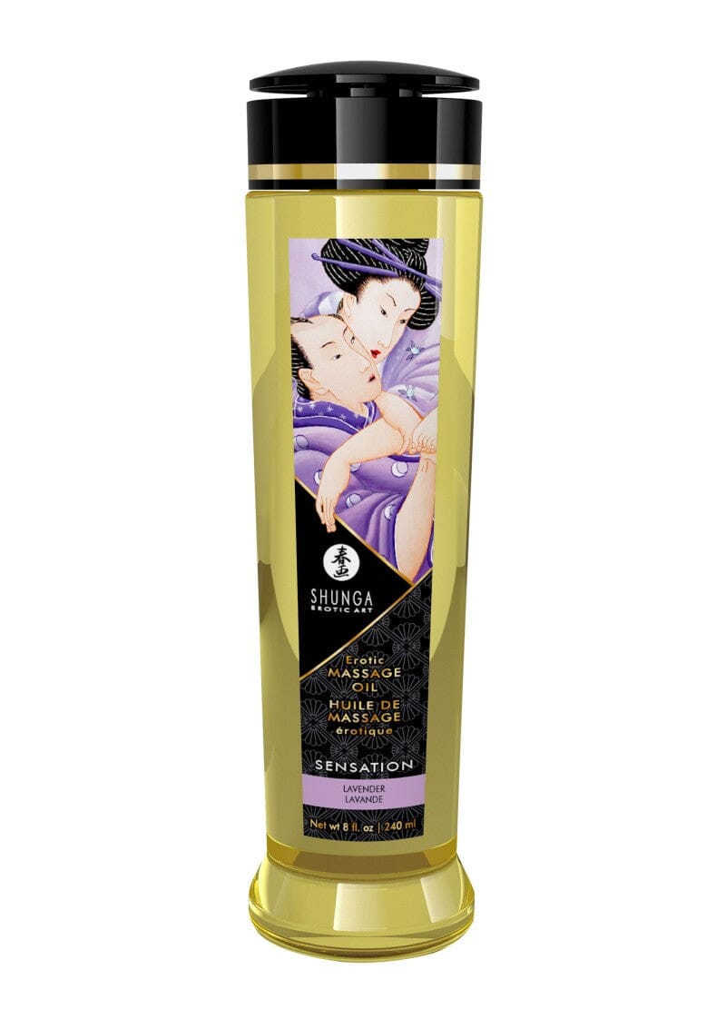 Shunga Erotic Massage Oil Massage Candles, Oils & Lotions shunga (Scala) Sensation- Lavender 