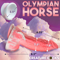 Thumbnail for a graphic of a horse's stomach with a clock in the background