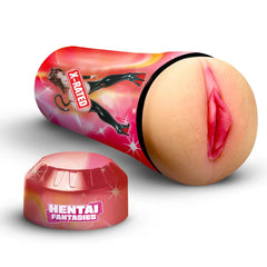 Hentai Fantasies Mochi The Cat Girl Pussy Masturbator product close-up with Hentai Fantasies Misato artwork