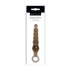 Rippled Wand Anal Teaser - Graduated 6 Tiers, PVC Material (5.5")
