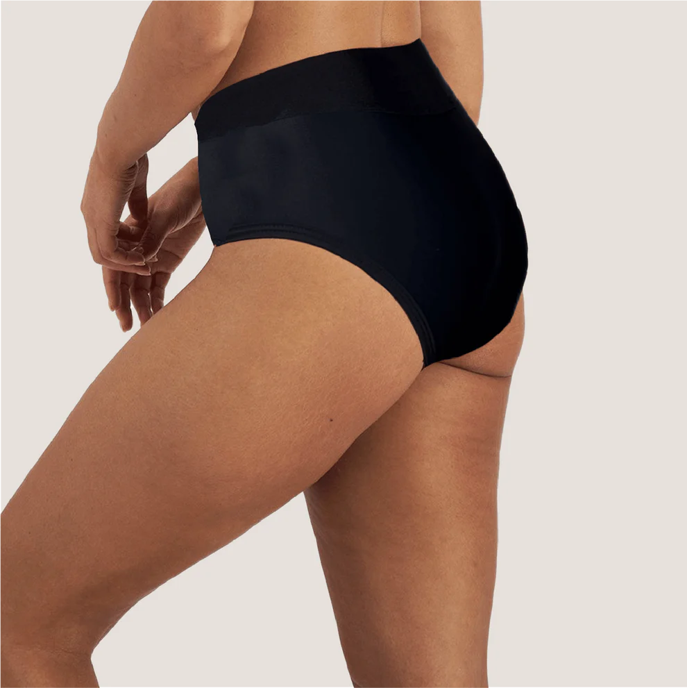 Saphette Aura Boxer Harness strap-on underwear with adjustable belt, O-ring for pegging, designed for comfort and secure fit.