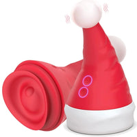 The Magical Santa Hat: Dual External and Rolling Clitoral Massager Clitoral Stimulators Scandals 