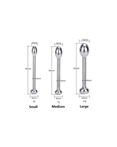 Scandals rose bud urethral plug from the dilators and soundings collection, featuring a delicate rose design.
