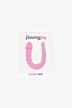 Loving Joy Double Mini Dildo - Realistic TPE Dual-Ended Toy - 28cm Length
