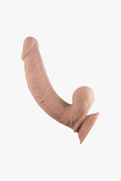 RealCocks Dual Layer Bendable Dildo 9 Inch Vanilla