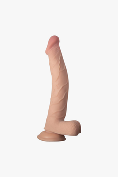 RealCocks Dual Layer Bendable Dildo 10 Inch Vanilla