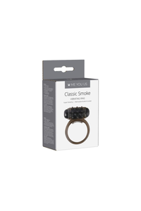 Vibrating Classic Smoke Cock Ring for Intense Orgasms and Delayed Ejaculation