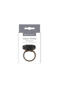 Vibrating Classic Smoke Cock Ring for Intense Orgasms and Delayed Ejaculation