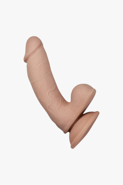 RealCocks Dual Layer Bendable Dildo 7 Inch Vanilla