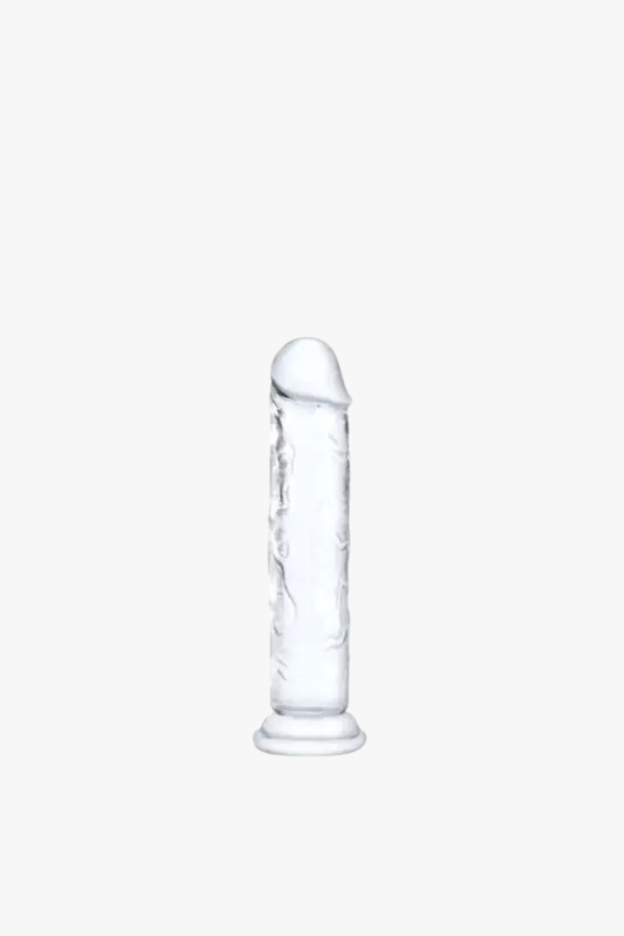 Me You Us Clear Realistic Jelly Dildo Dong featuring a smooth, clear design perfect for luxurious exploration. Ideal for solo or partnered play with Clear Jelly Dong.