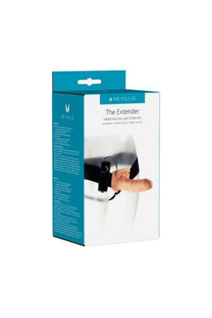 Elegant design of the Extender 6" Vibrating Hollow Strap-On with a hollow cavity for versatile pleasure experiences.