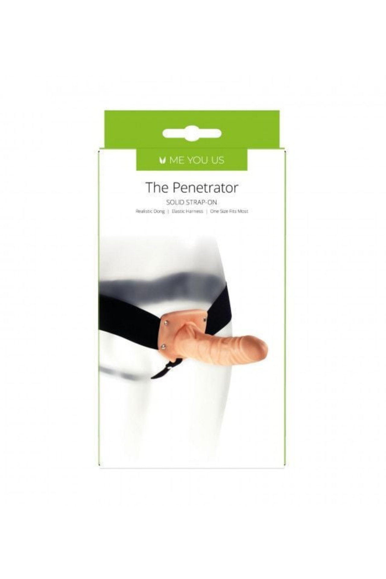 Strap-On Kit with Solid Penetrator 6.5" Dong displayed with adjustable harness, highlighting the luxurious realistic feel for dynamic sensual connectivity.