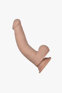 RealCocks Dual Layer Bendable Dildo 7.5 Inch Vanilla