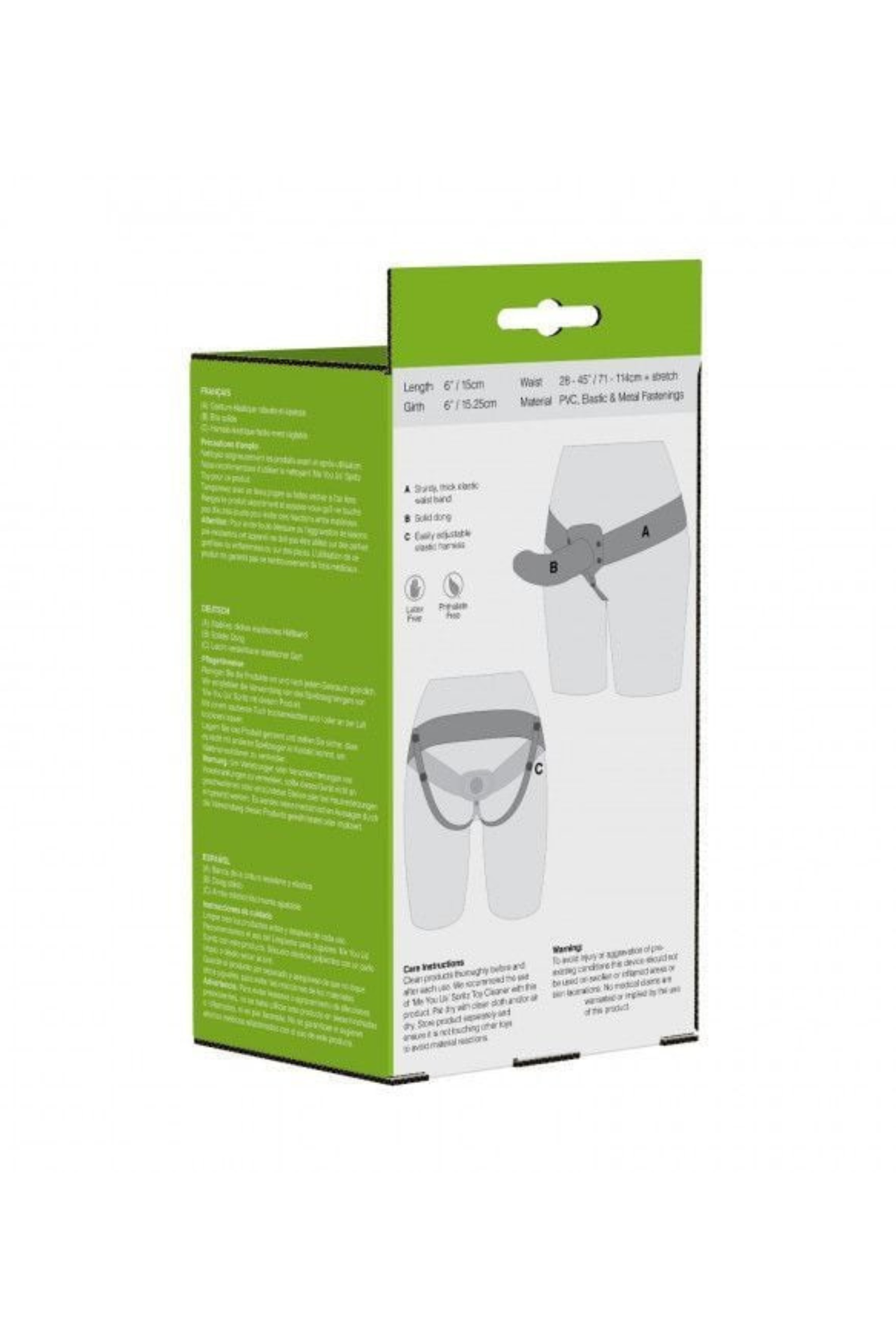 Realistic 6.5" Solid Penetrator Strap-On with an adjustable harness, designed for exquisite intimate versatility and luxurious experiences.