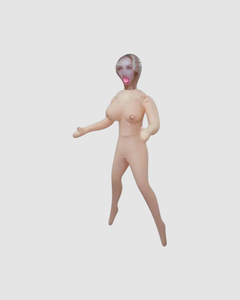 Emphasizing the voluptuous form of the Hussy Standing Pose PVC Inflatable Love Doll, designed for unmatched sensation - indulge in this exquisite Inflatable Love Doll.