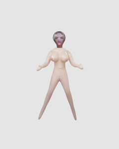Highlighting the enticing large breasts and erect nipples of the Hussy Standing Pose PVC Inflatable Love Doll, crafted for an unforgettable experience - the perfect Inflatable Love Doll.