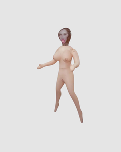 Showcasing the alluring love holes of the Hussy Standing Pose PVC Inflatable Love Doll, designed for every fantasy - indulge in this perfect Inflatable Love Doll.