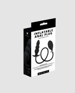 Refined Me You Us Inflatable Beaded Anal Silicone Butt Plug, designed for both comfort and thrill, highlighting the unique inflatable beaded anal plug for an exceptional experience.