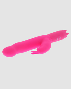Elegant Ultra Joy Rabbit 10 Mode Silicone Beginners Vibrator - premium rabbit vibrator for beginners with 10 powerful vibration modes.