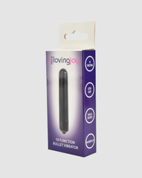 Loving Joy 10 Function Bullet Vibrator shown in bath setting, highlighting its waterproof feature for luxurious play in the water.