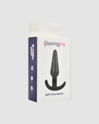 Stylish display of the Loving Joy Butt Plug emphasising its 3.5 inch circumference, making it an ideal choice for comfortable enjoyment.