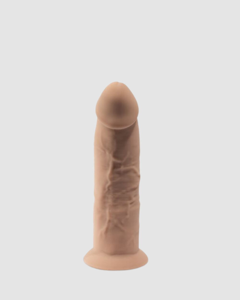 Realistic 6-inch silicone dual density dildo with suction cup from SilexD, featuring lifelike texture and flexible design.