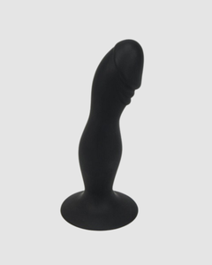 Detailed view of the Loving Joy 6 Inch Strap On Dildo Kit, featuring its bullet pocket for added stimulation.