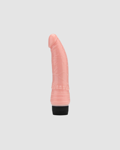 Stylish image of the 7 Inch Realistic Dildo Vibrator, accentuating its ergonomic design and multi-speed settings for maximum enjoyment.