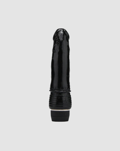 7 Inch Realistic Dildo Vibrator presented alongside luxury spa accessories, illustrating its versatile use in intimate and serene environments.