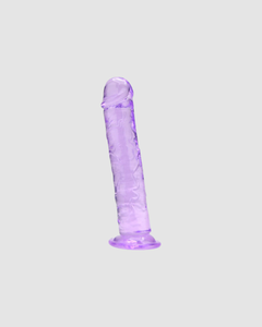 Loving Joy 7.5-inch suction cup jelly dildo for hands-free pleasure, featuring a realistic design and flexible, durable material.