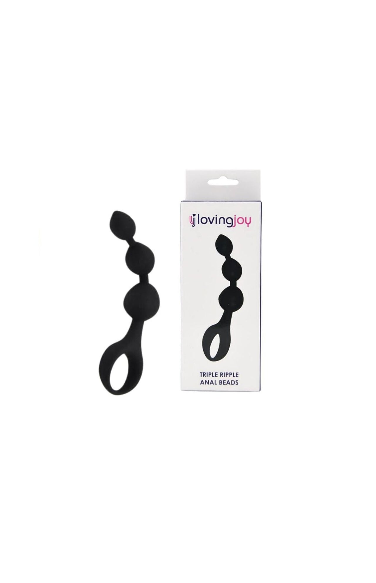 Triple Ripple Silicone Anal Beads Set - Gradually Increase for Sensory Pleasure