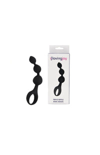 Triple Ripple Silicone Anal Beads Set - Gradually Increase for Sensory Pleasure
