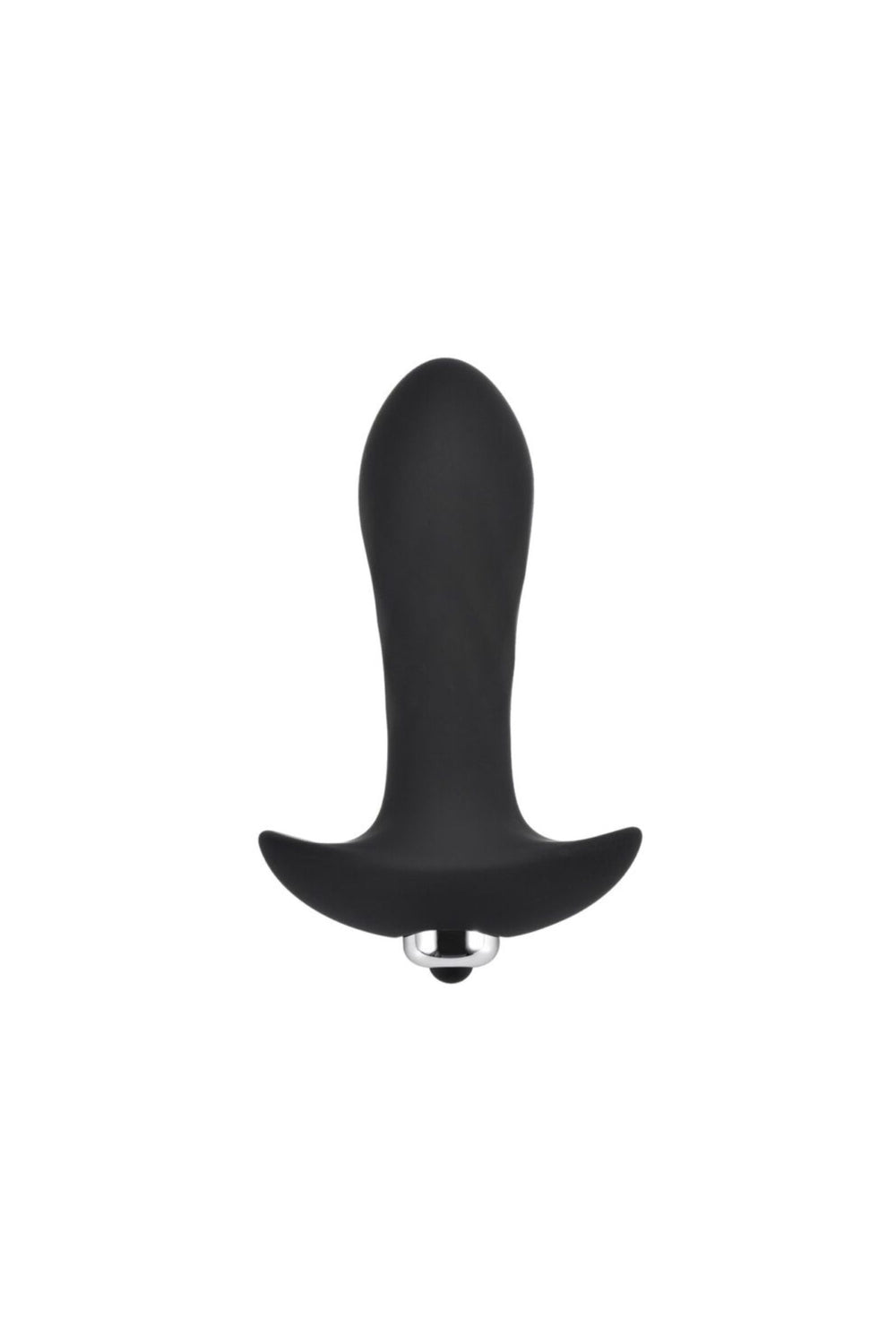Loving Joy Paragon 7-function vibrating silicone butt plug displayed on a plain background, showcasing its smooth, tapered design.