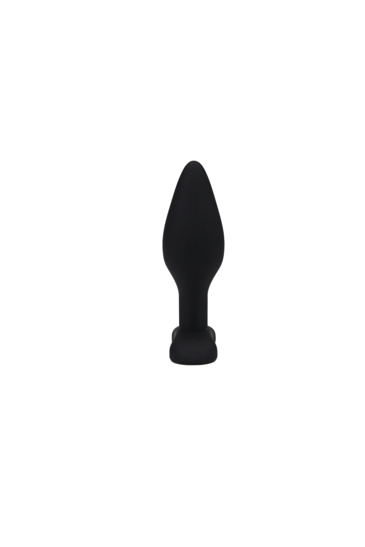 Large Silicone Anal Plug for Beginners with Tapered Tip and Flared Base - 10.5cm Insertable Length