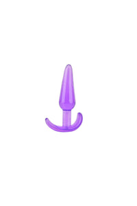 Loving Joy Butt Plug Training Kit, elegantly arranged with purple plugs and sturdy handles, ideal for enhancing intimate experiences.