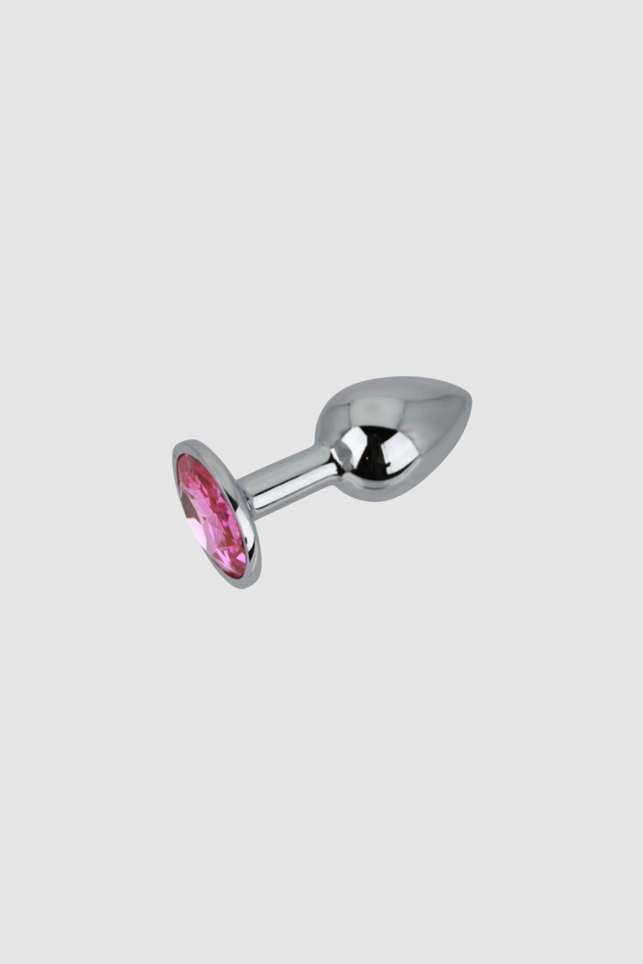 An elegant Toosh Butt Plug With Gems showcased with its wide safety base, ideal for confident exploration.