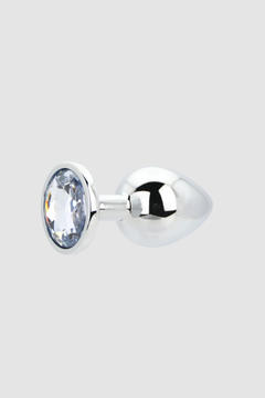 Versatile Toosh Butt Plug With Gems, perfect for temperature play and suitable for various lubricants.
