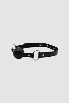 Bound To Play Luxury Silicone Ball Gag featuring body-safe materials and hypoallergenic silicone, ideal for intimate bondage play.