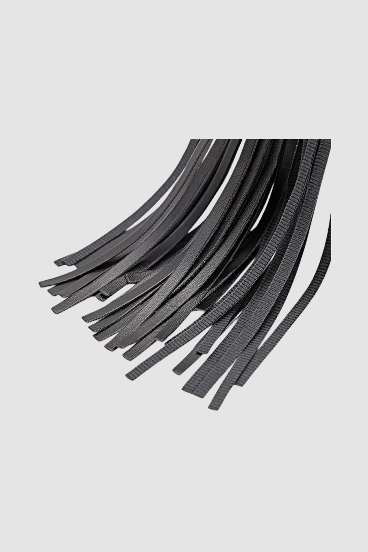 Luxurious black crop and flogger from the Scandals BDSM Bondage Kit, ideal for enhancing your BDSM play and fantasies.