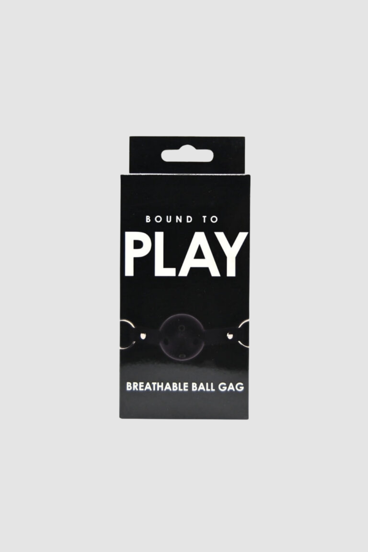Bound to Play Breathable Ball Gag - Adjustable 4.5cm Gag for Beginners & Power Play, Red/Black