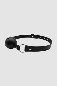 Bound to Play Breathable Ball Gag - Adjustable 4.5cm Gag for Beginners & Power Play, Red/Black