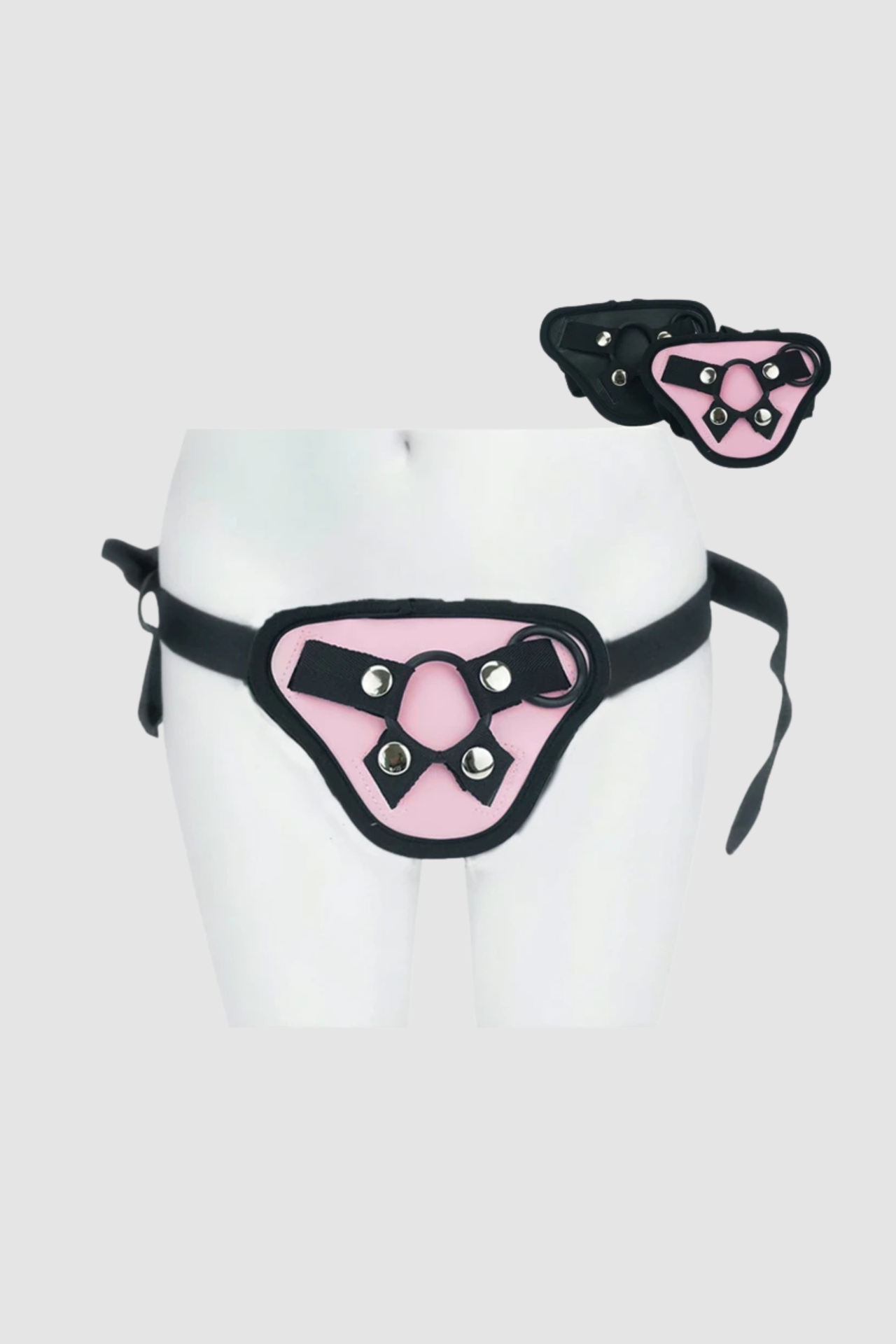 Elegant Scandals Universal Strap-On Harness with adjustable features and interchangeable O-rings for a customised fit and enhanced pleasure.