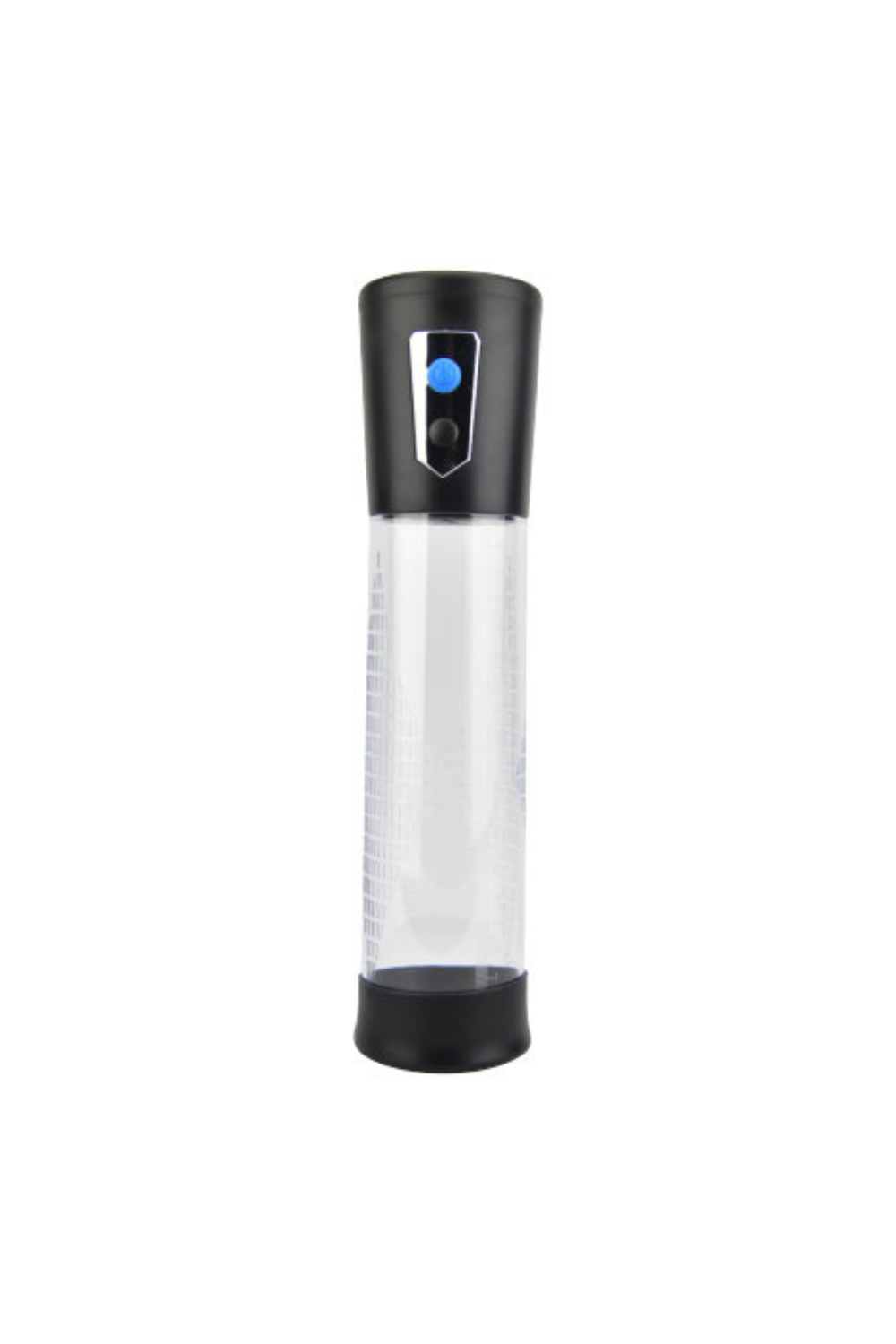 Rev-Pump automatic penis pump with 3-speed suction, 30cm length for enhancement, by REV, shown in product photography.