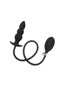 Inflatable Beaded Anal Plug with Customizable Sensations