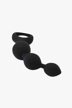 Triple Ripple Silicone Anal Beads Set - Gradually Increase for Sensory Pleasure