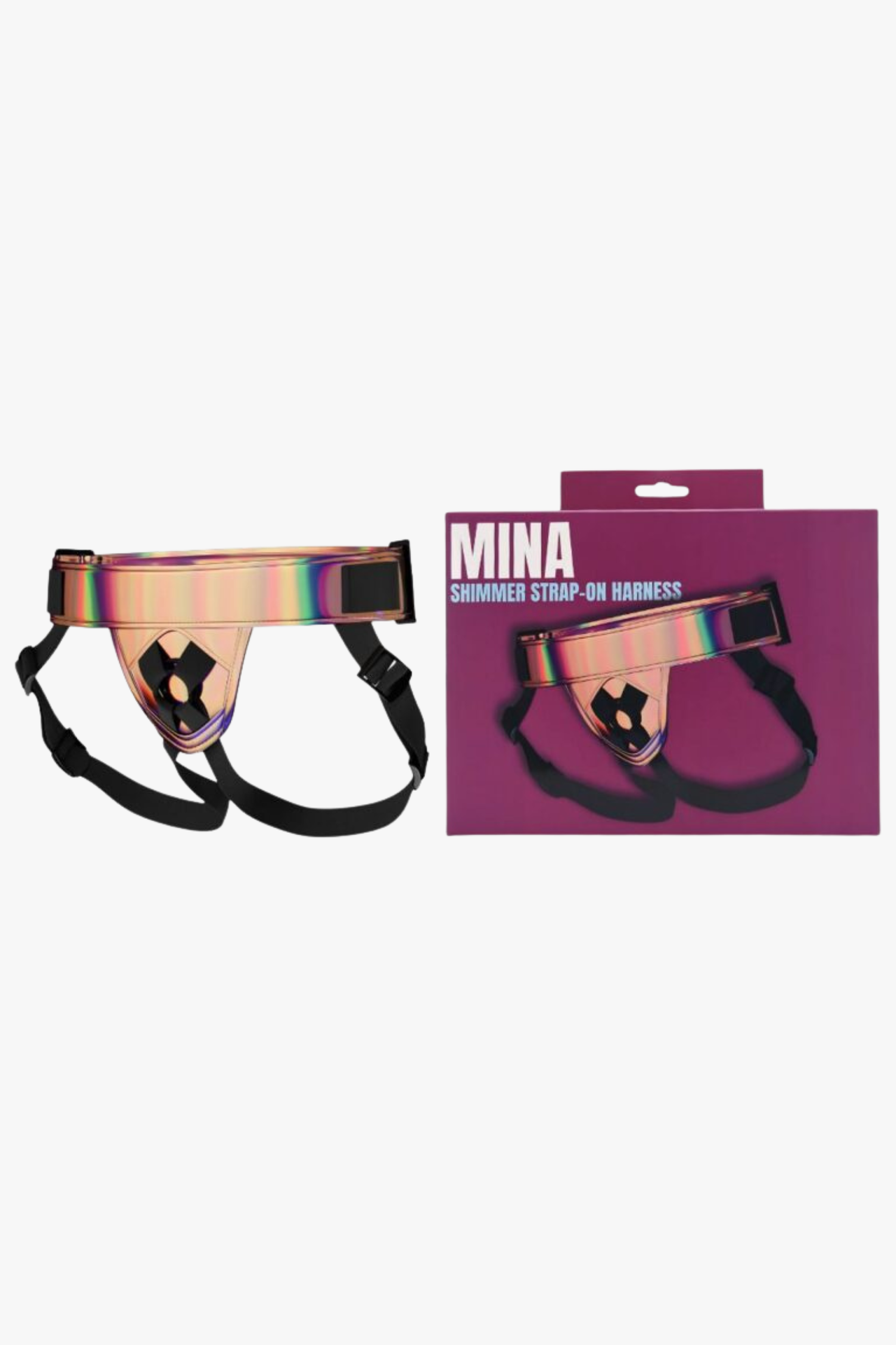 Mina Shimmer Strap-On Harness