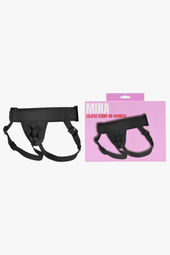 Mina Eclipse Premium Strap-on Harness with Adjustable Fit & Bullet Pocket for Vibrations