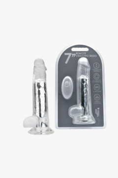 Remote Control Vibrating Jelly Dildo with 10 Functions, Suction Cup & USB Rechargeable